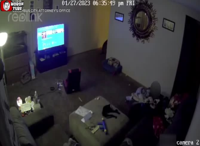 Video :A man accused after a child discovered a pistol in the sofa and shot it